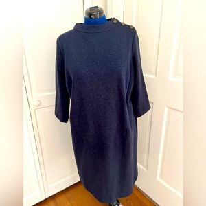Talbots 1X knit dress